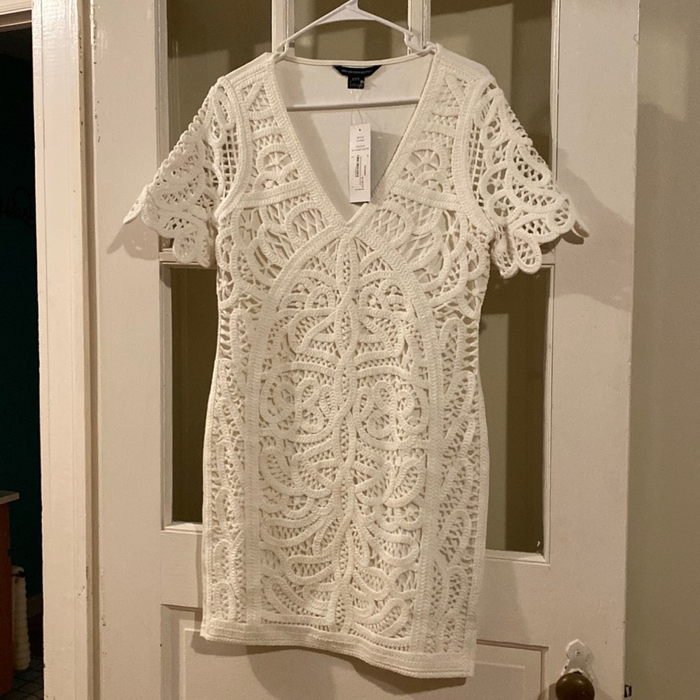 French Connection White dress